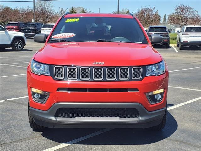 used 2021 Jeep Compass car, priced at $22,000