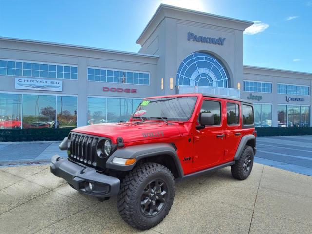 used 2021 Jeep Wrangler Unlimited car, priced at $31,500