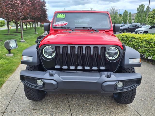 used 2021 Jeep Wrangler Unlimited car, priced at $31,500