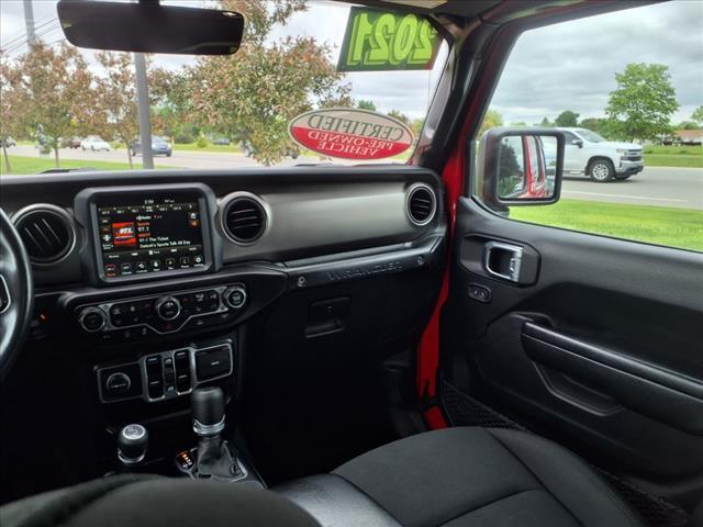 used 2021 Jeep Wrangler Unlimited car, priced at $31,500