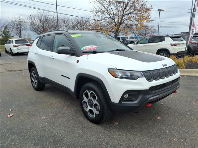 used 2022 Jeep Compass car, priced at $24,500