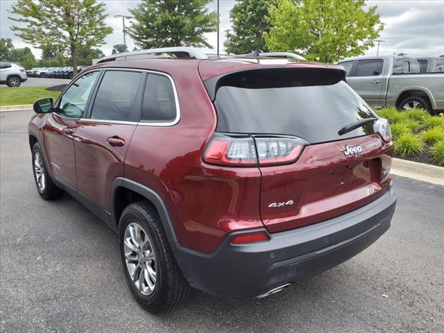 used 2021 Jeep Cherokee car, priced at $22,000