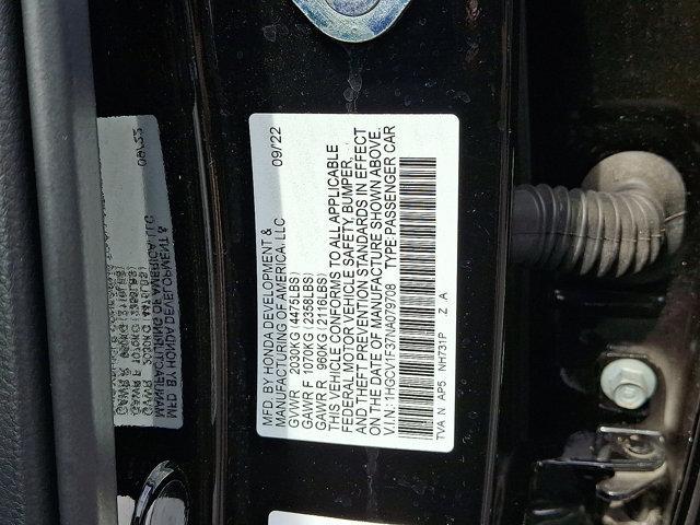 used 2022 Honda Accord car, priced at $27,177
