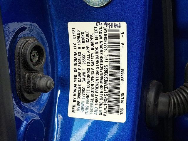 used 2021 Honda Civic car, priced at $21,320