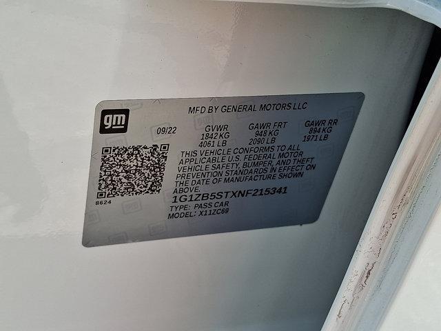 used 2022 Chevrolet Malibu car, priced at $20,854