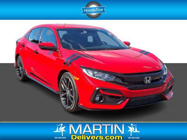 used 2021 Honda Civic car, priced at $24,190