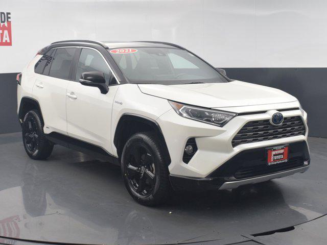 used 2021 Toyota RAV4 Hybrid car, priced at $30,490