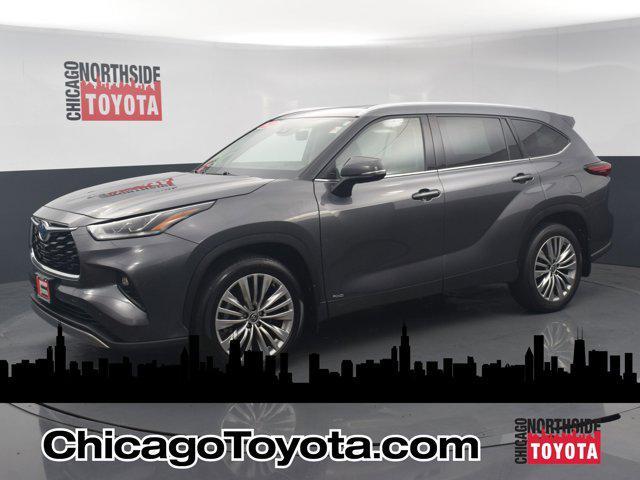 used 2022 Toyota Highlander Hybrid car, priced at $46,990