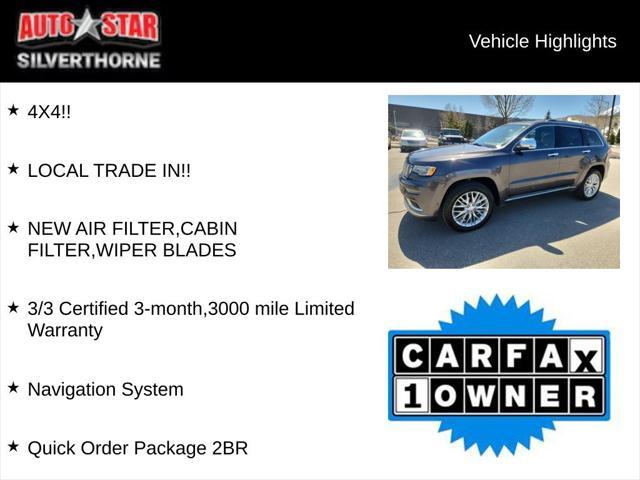 used 2018 Jeep Grand Cherokee car, priced at $27,619
