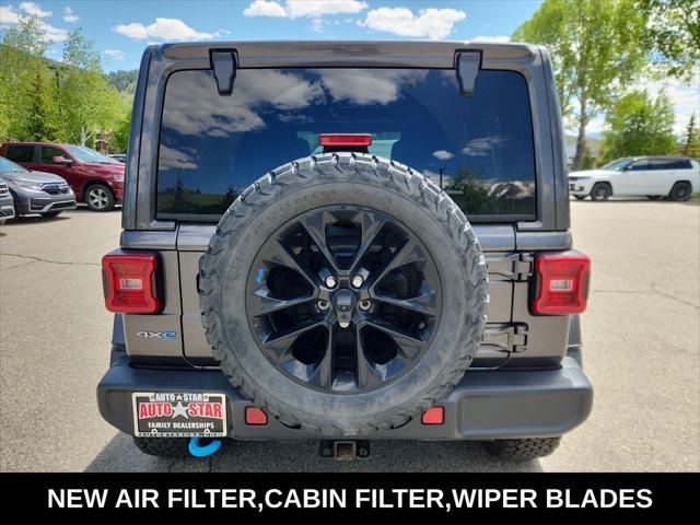 used 2022 Jeep Wrangler Unlimited 4xe car, priced at $34,496