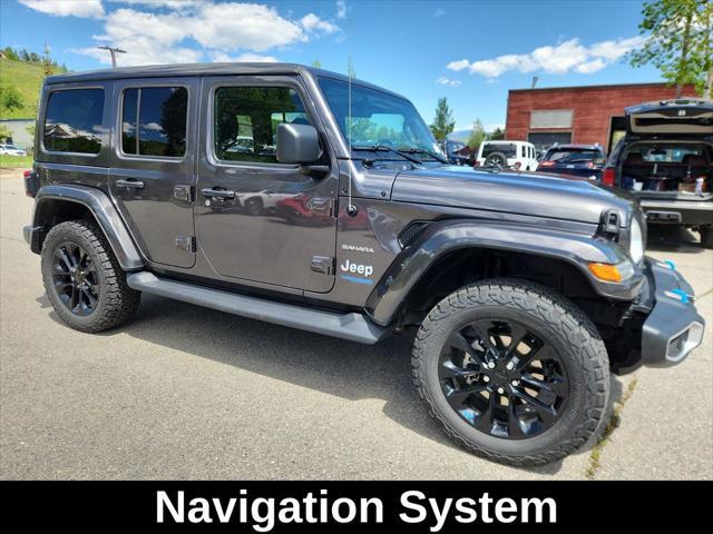 used 2022 Jeep Wrangler Unlimited 4xe car, priced at $33,235