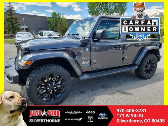 used 2022 Jeep Wrangler Unlimited 4xe car, priced at $34,496