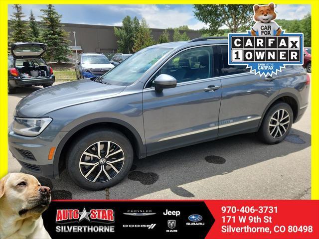 used 2021 Volkswagen Tiguan car, priced at $20,799