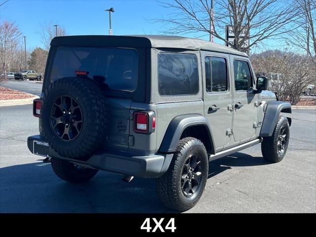 used 2022 Jeep Wrangler Unlimited car, priced at $29,238