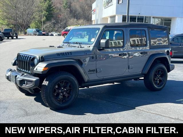 used 2022 Jeep Wrangler Unlimited car, priced at $29,238