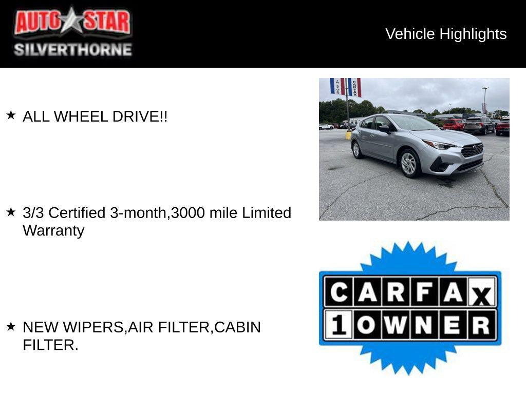 used 2024 Subaru Impreza car, priced at $22,299