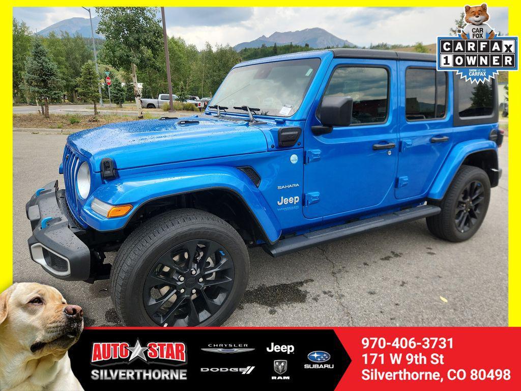 used 2022 Jeep Wrangler Unlimited 4xe car, priced at $33,799