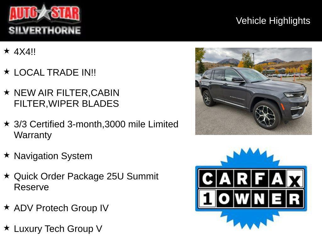 used 2022 Jeep Grand Cherokee car, priced at $46,999