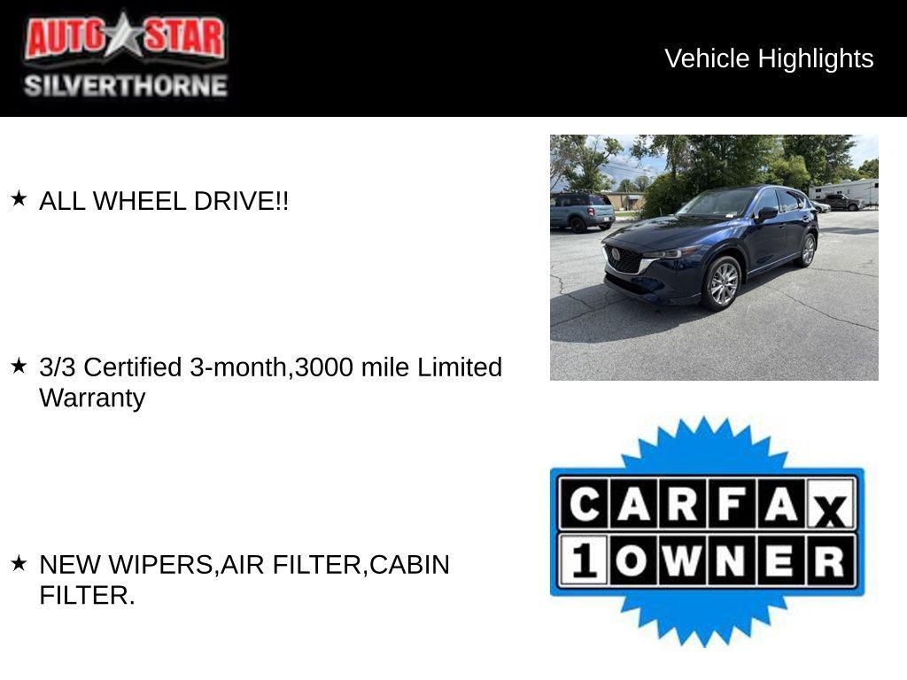 used 2024 Mazda CX-5 car, priced at $31,580