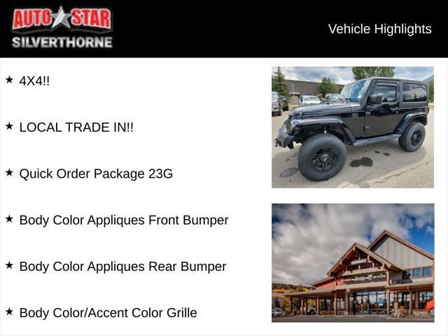 used 2017 Jeep Wrangler car, priced at $19,799