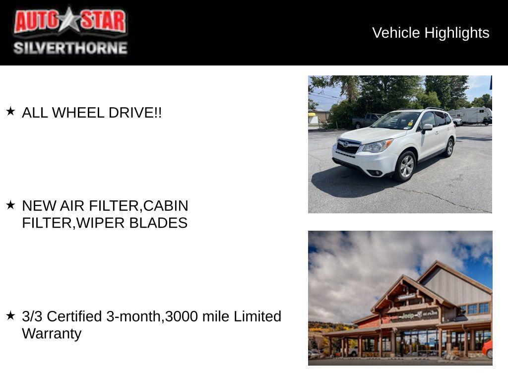used 2015 Subaru Forester car, priced at $16,480