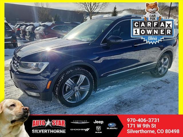 used 2021 Volkswagen Tiguan car, priced at $19,573