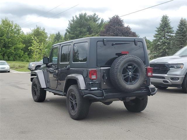 used 2017 Jeep Wrangler Unlimited car, priced at $18,279