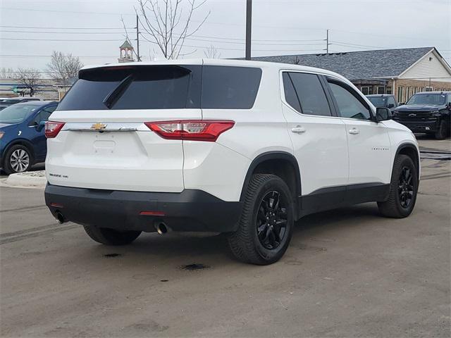 used 2021 Chevrolet Traverse car, priced at $18,327