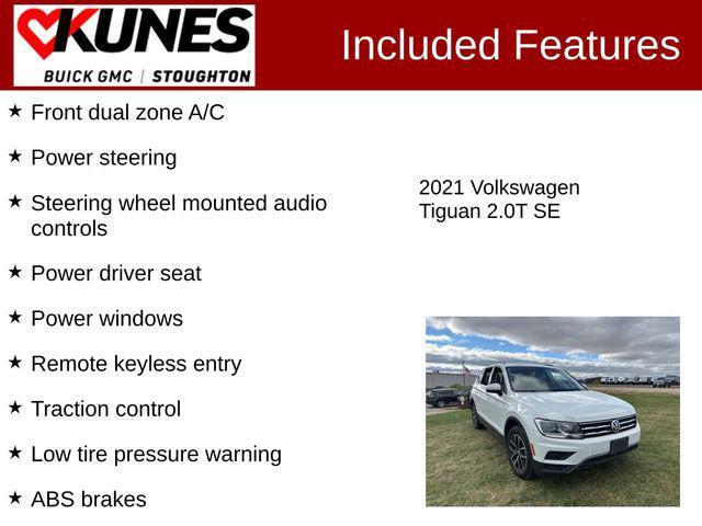 used 2021 Volkswagen Tiguan car, priced at $21,377