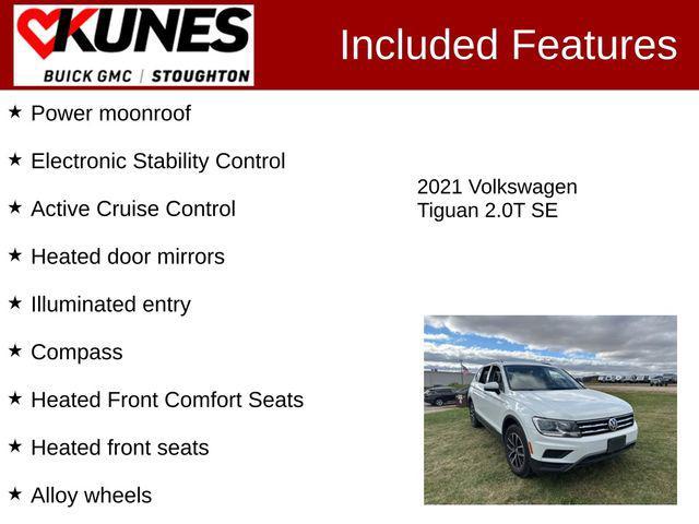 used 2021 Volkswagen Tiguan car, priced at $21,377