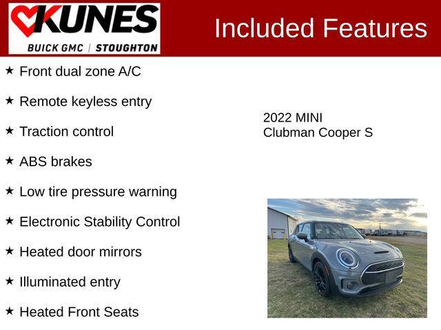 used 2022 MINI Clubman car, priced at $26,161