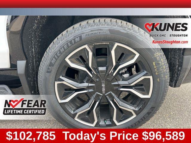 new 2025 GMC Sierra EV car, priced at $96,589
