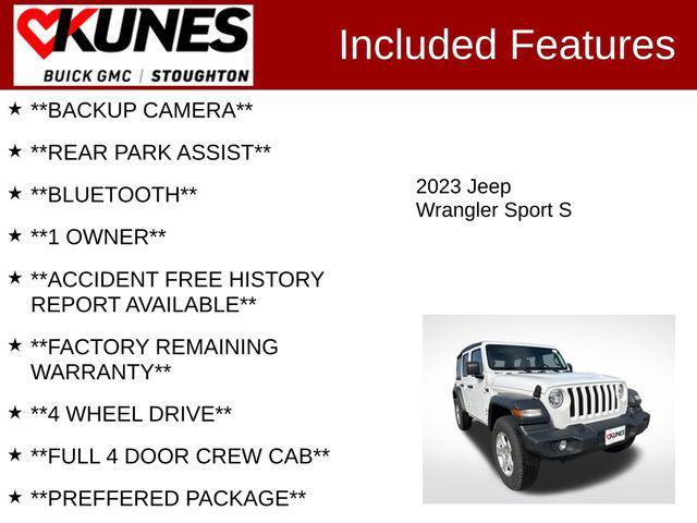 used 2023 Jeep Wrangler car, priced at $27,977