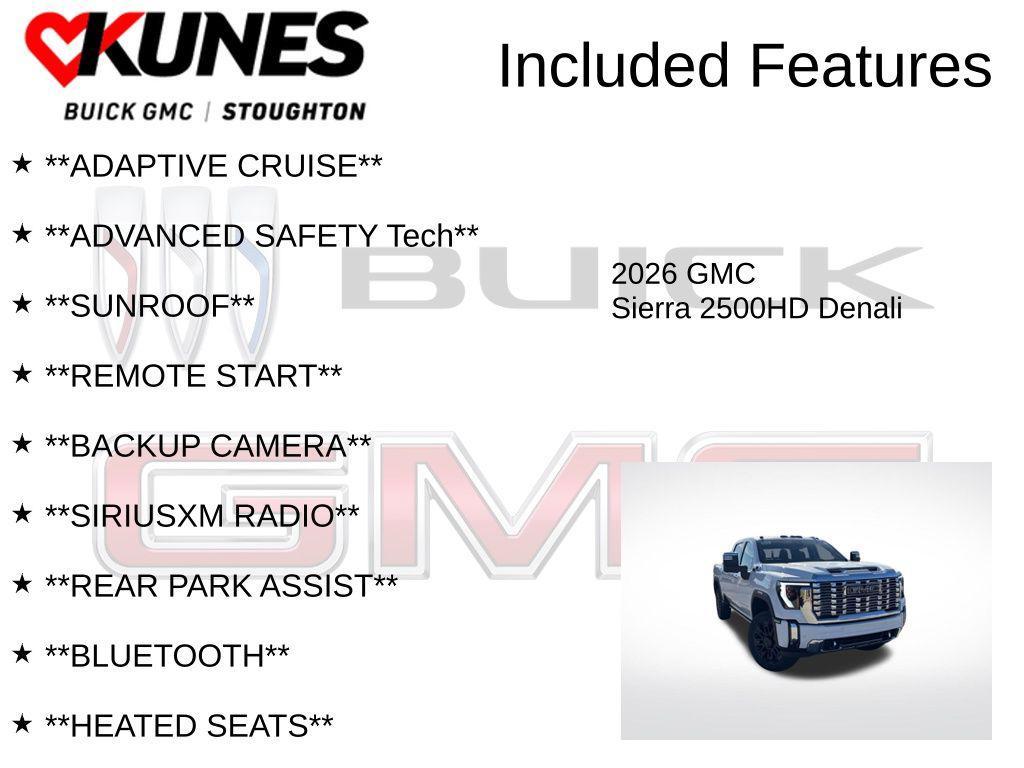 new 2026 GMC Sierra 2500 car, priced at $92,780