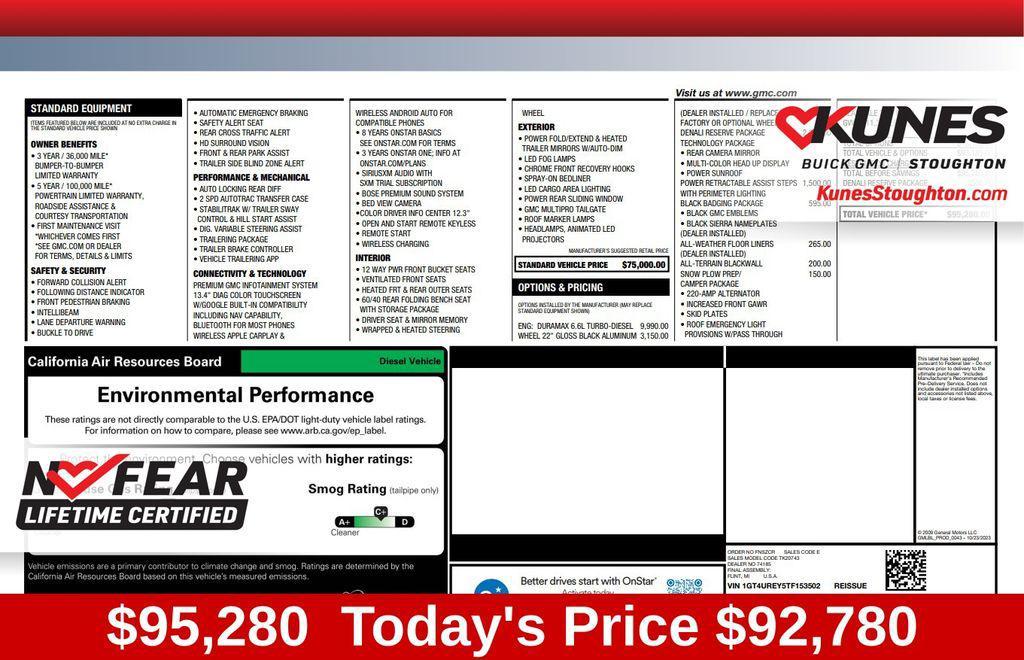 new 2026 GMC Sierra 2500 car, priced at $92,780