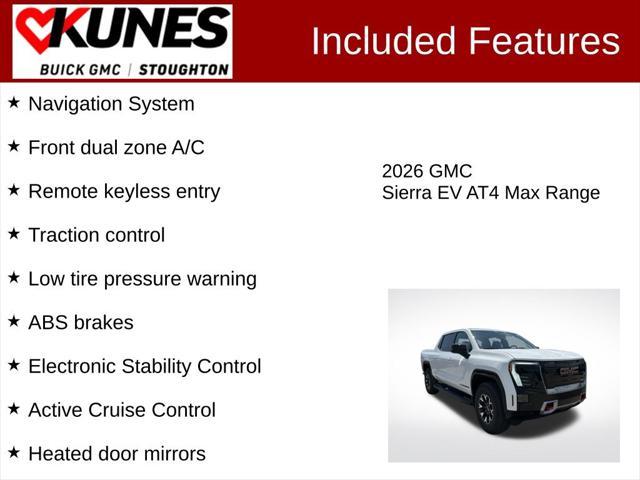 new 2026 GMC Sierra EV car, priced at $90,610