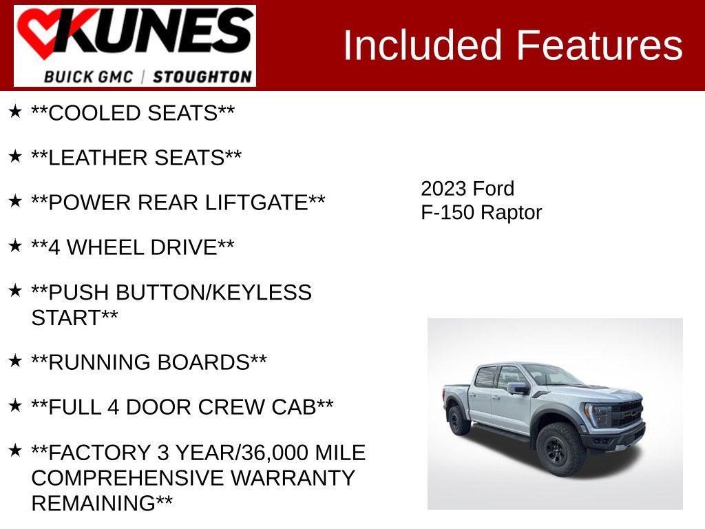 used 2023 Ford F-150 car, priced at $62,977