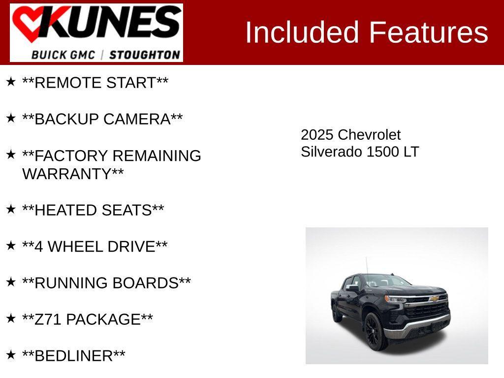 used 2025 Chevrolet Silverado 1500 car, priced at $44,977