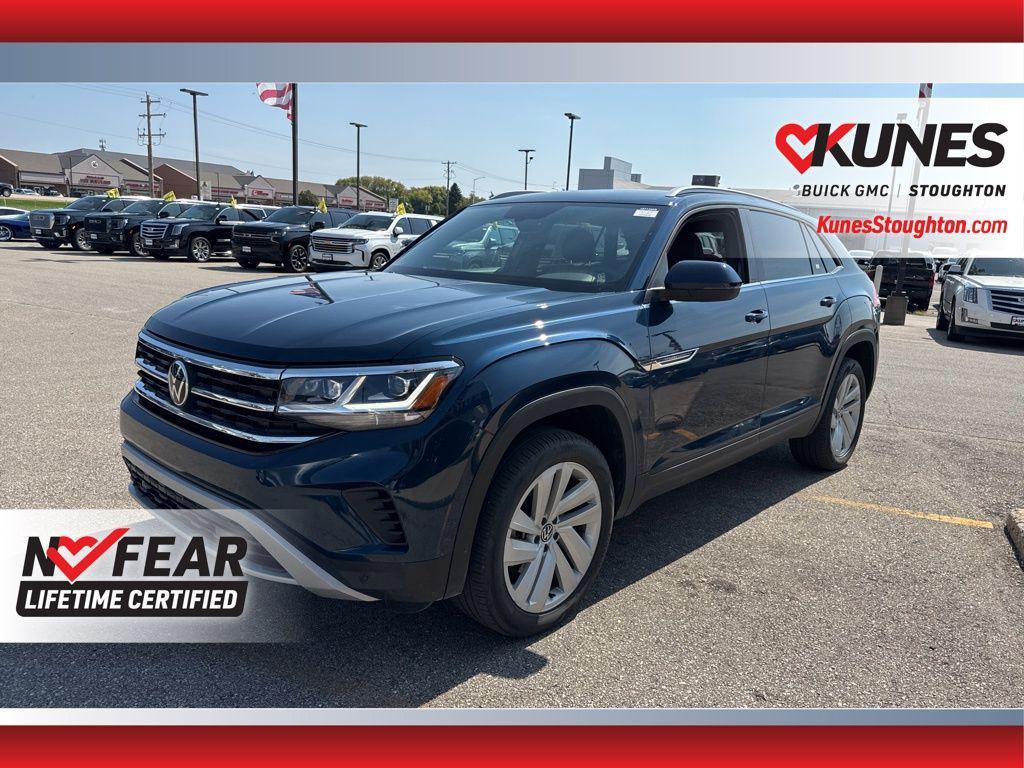 used 2021 Volkswagen Atlas Cross Sport car, priced at $24,977