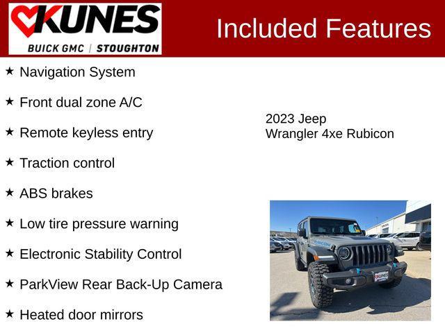 used 2023 Jeep Wrangler 4xe car, priced at $35,977