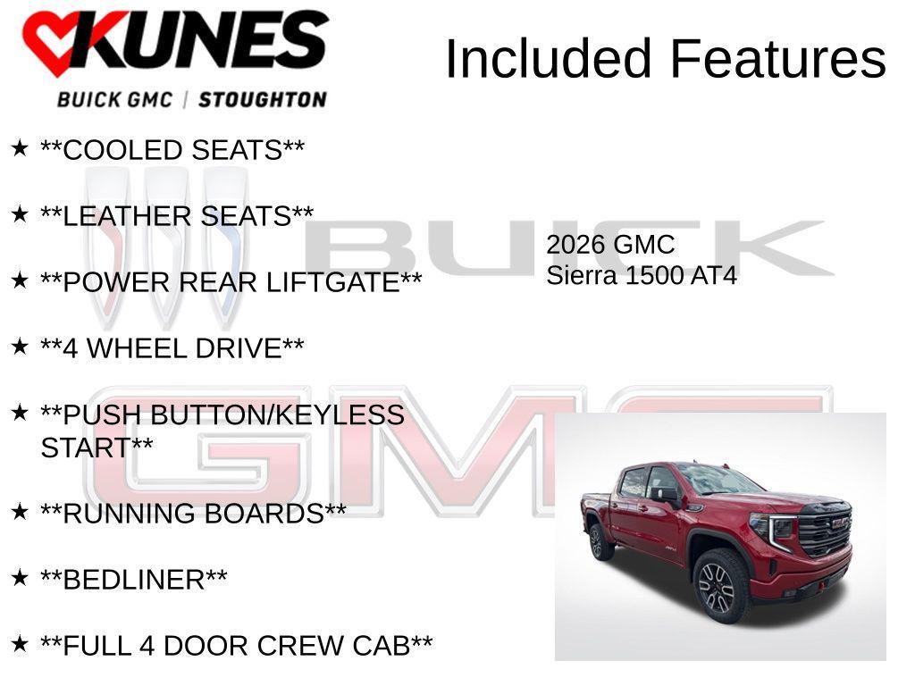 new 2026 GMC Sierra 1500 car, priced at $73,895