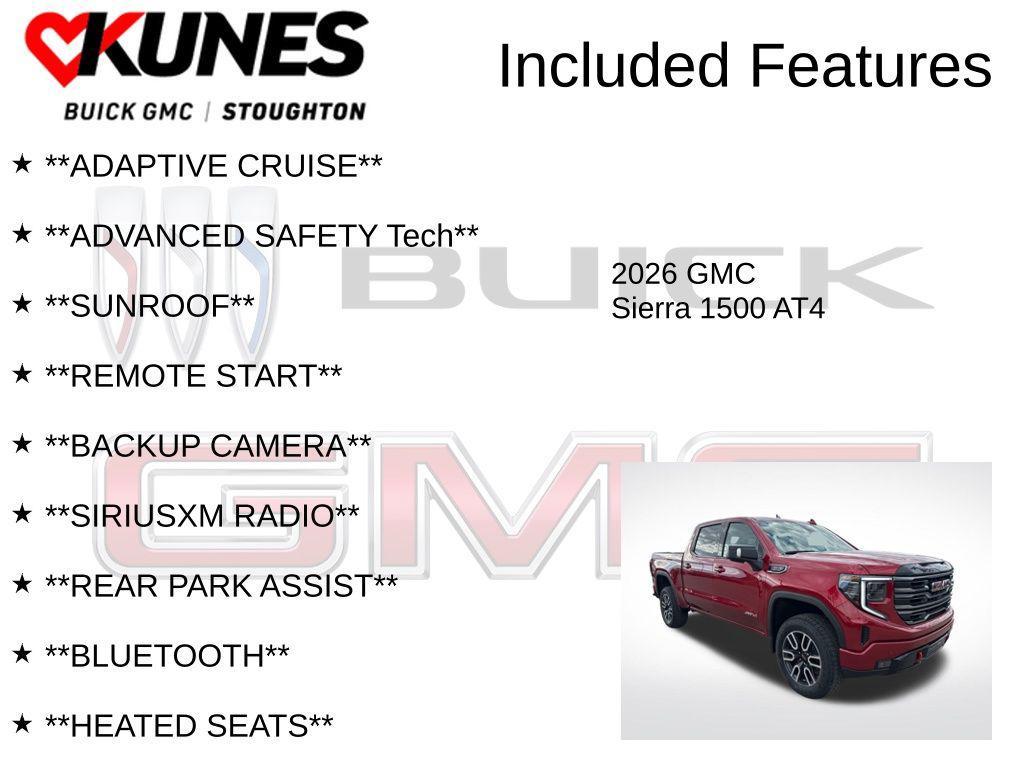 new 2026 GMC Sierra 1500 car, priced at $73,895