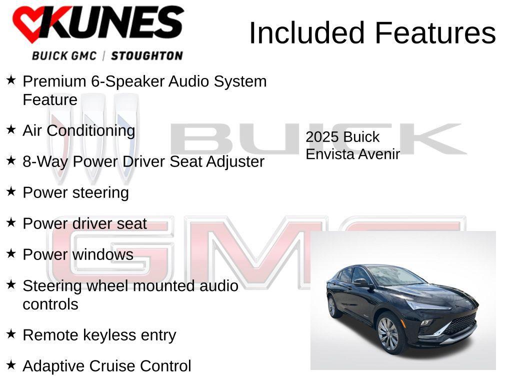 new 2025 Buick Envista car, priced at $30,259