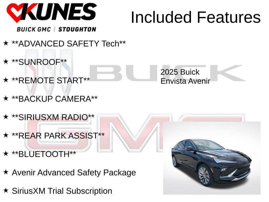 new 2025 Buick Envista car, priced at $30,259