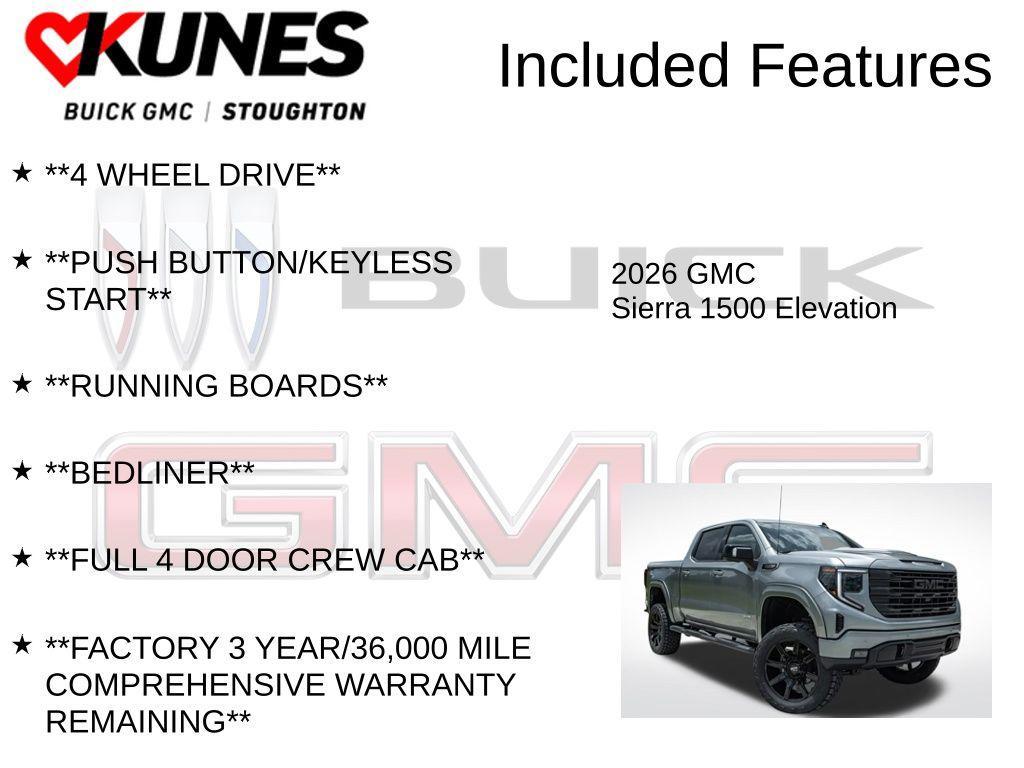 new 2026 GMC Sierra 1500 car, priced at $73,705