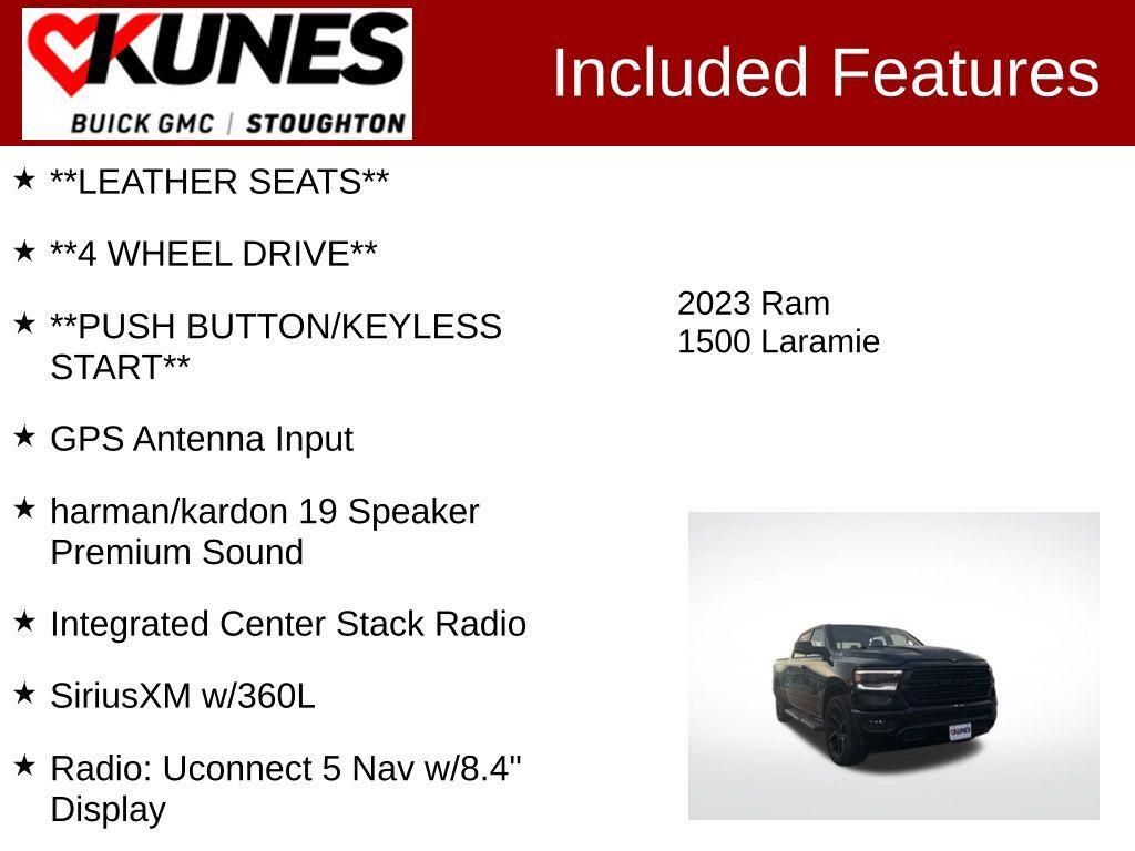used 2023 Ram 1500 car, priced at $43,477