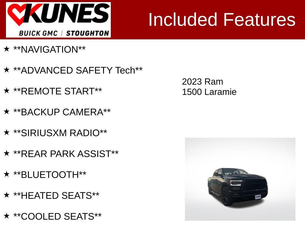 used 2023 Ram 1500 car, priced at $43,477