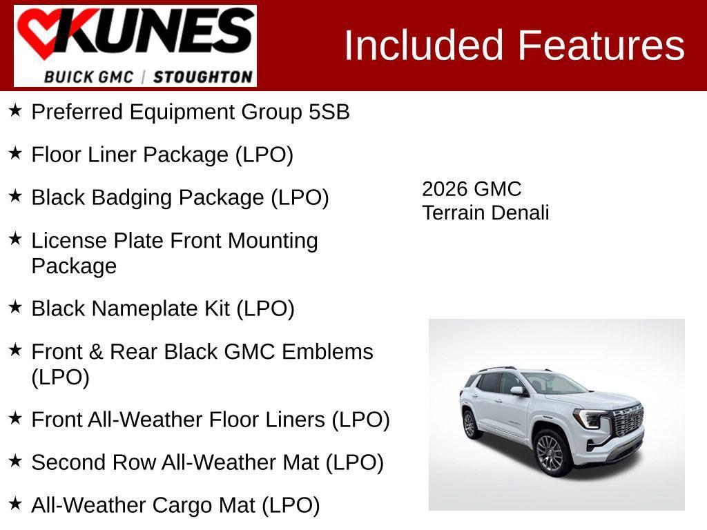 new 2026 GMC Terrain car, priced at $43,773