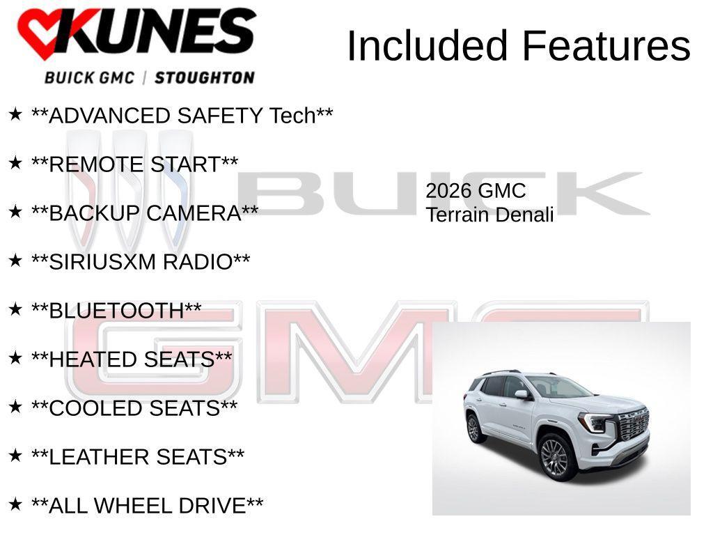 new 2026 GMC Terrain car, priced at $43,190