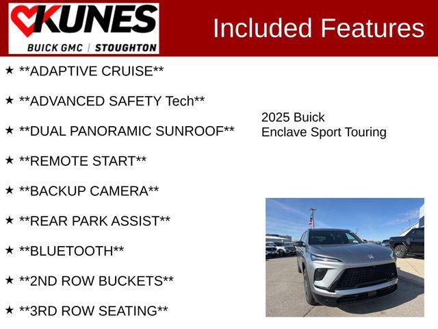 new 2025 Buick Enclave car, priced at $53,530